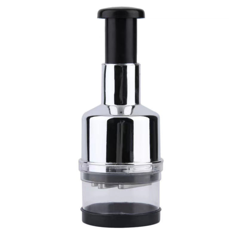 One-Press Stainless Steel Garlic Chopper