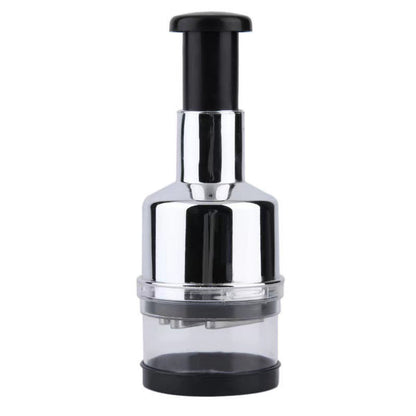 One-Press Stainless Steel Garlic Chopper