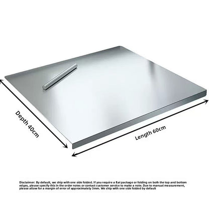 Stainless Steel Folded-Edge Cutting Board