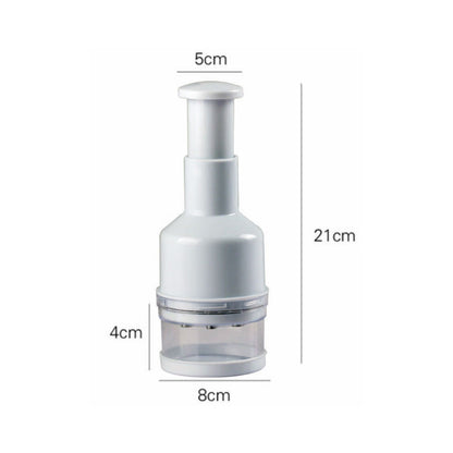 One-Press Stainless Steel Garlic Chopper