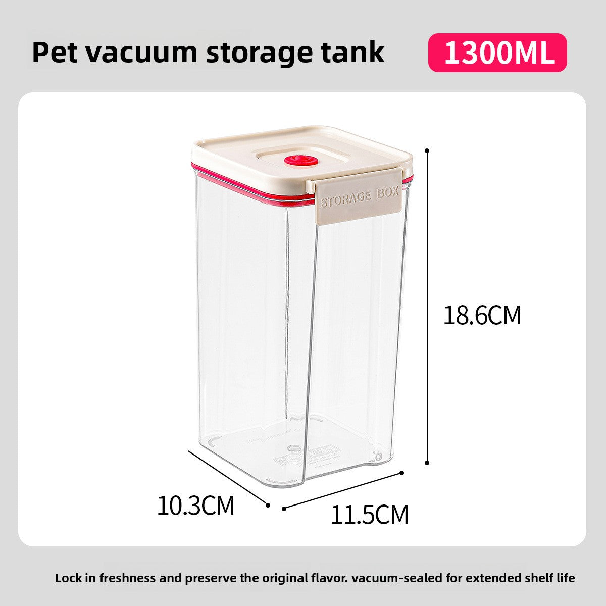 Vacuum-Sealed Coffee & Pantry Storage Container
