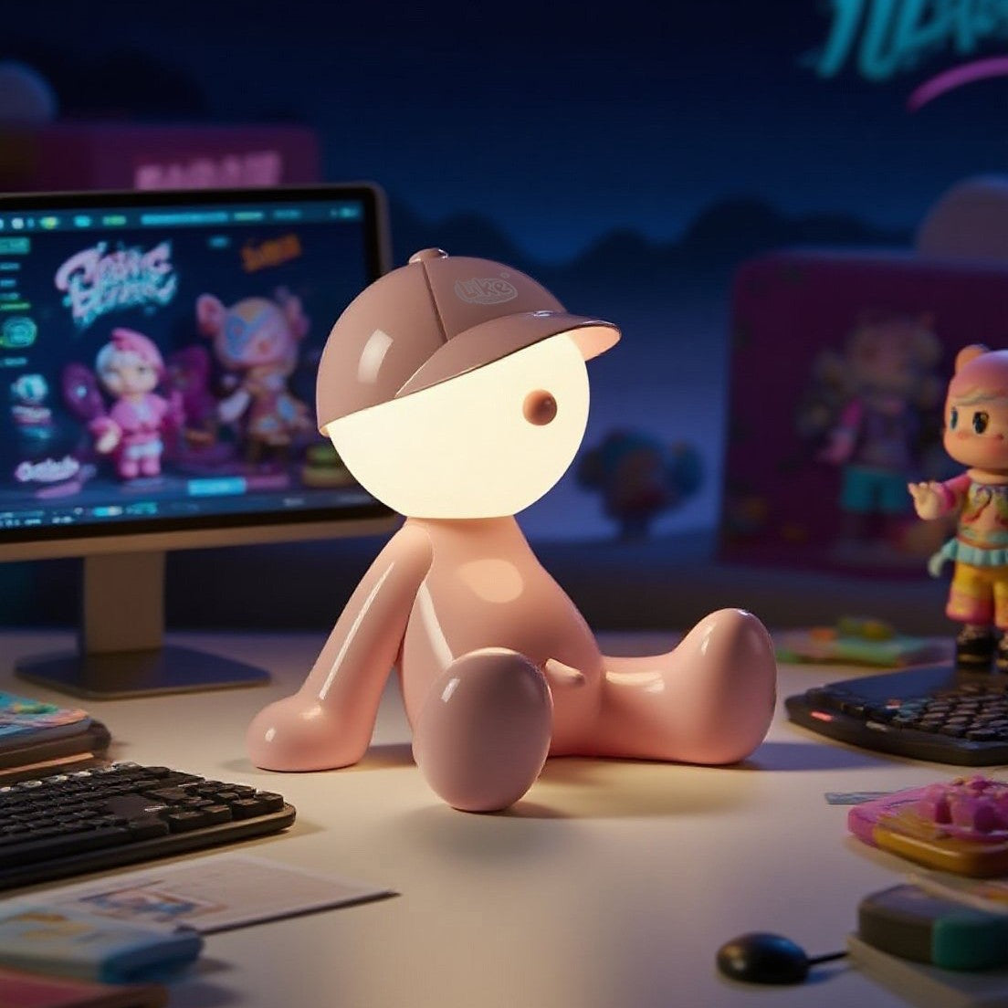 Sitting Boy USB Night Light