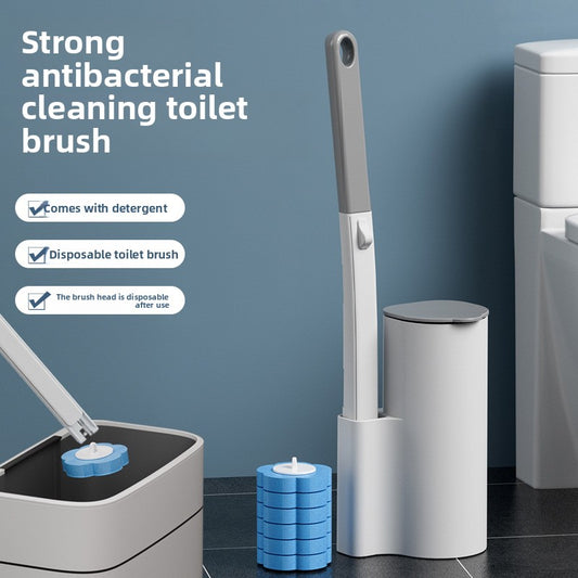 Wall-Mounted Disposable Toilet Cleaning System