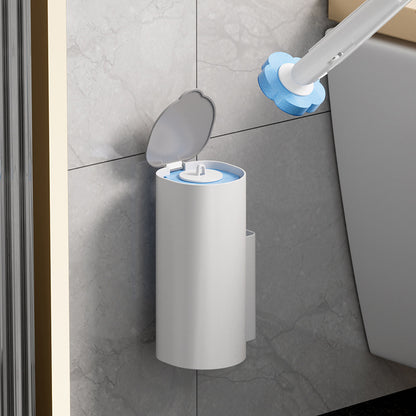Wall-Mounted Disposable Toilet Cleaning System