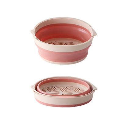 Collapsible Kitchen Colander & Drain Basket