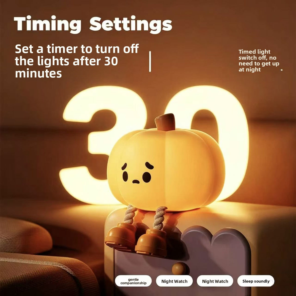 Little Pumpkin Touch Night Light