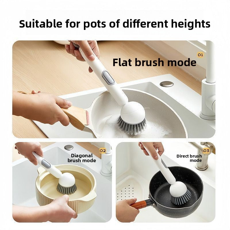 Adjustable Multi-Angle Dish Cleaning Brush