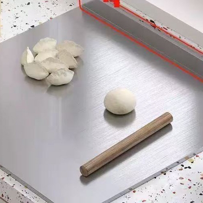 Stainless Steel Folded-Edge Cutting Board