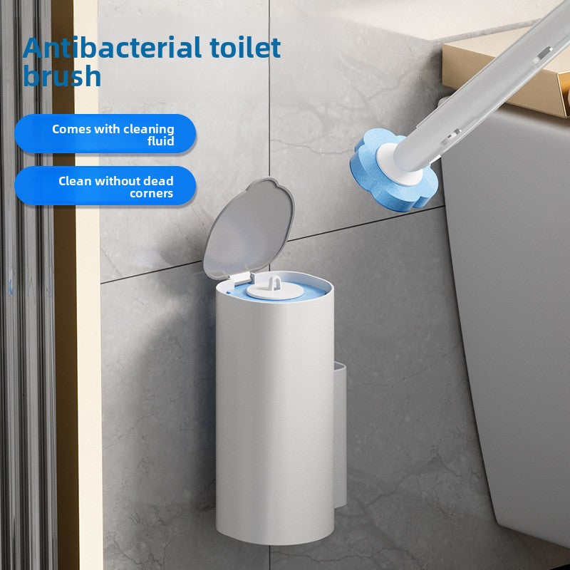Wall-Mounted Disposable Toilet Cleaning System