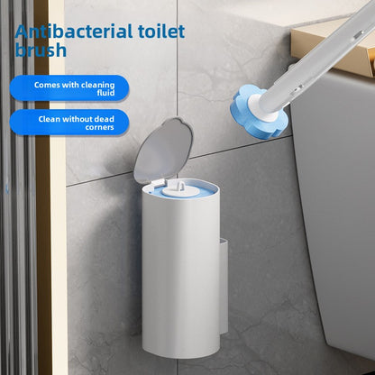 Wall-Mounted Disposable Toilet Cleaning System