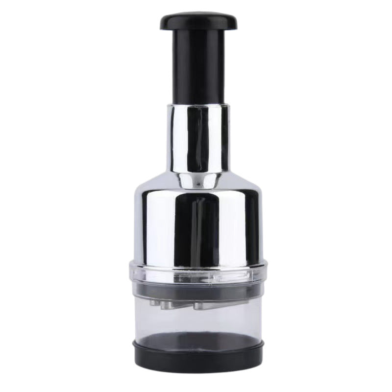 One-Press Stainless Steel Garlic Chopper