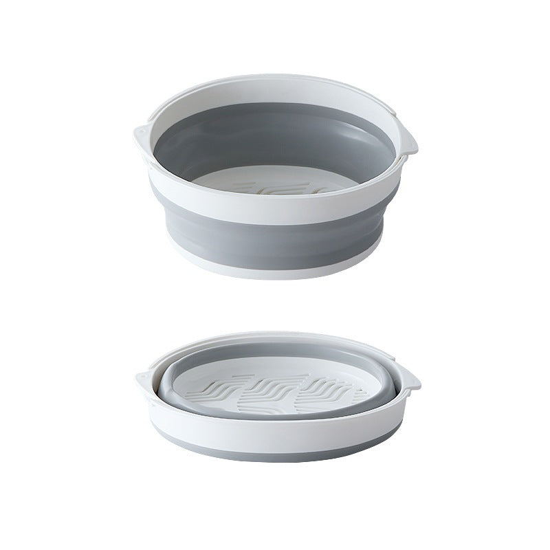 Collapsible Kitchen Colander & Drain Basket