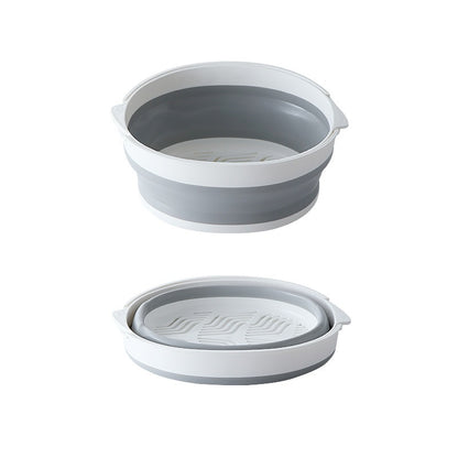 Collapsible Kitchen Colander & Drain Basket