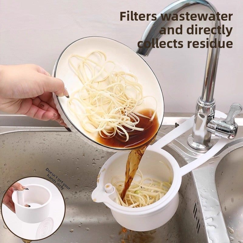 One-Touch Hanging Sink Strainer