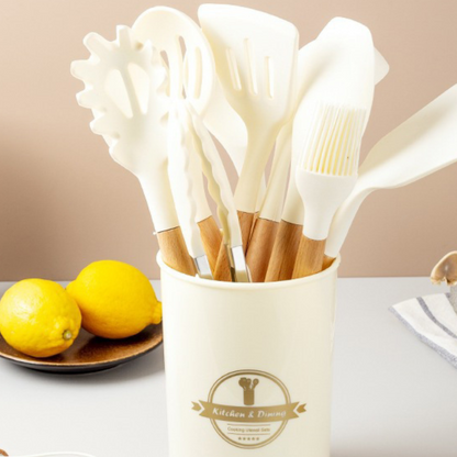 12-Piece Silicone Kitchen Utensil Set