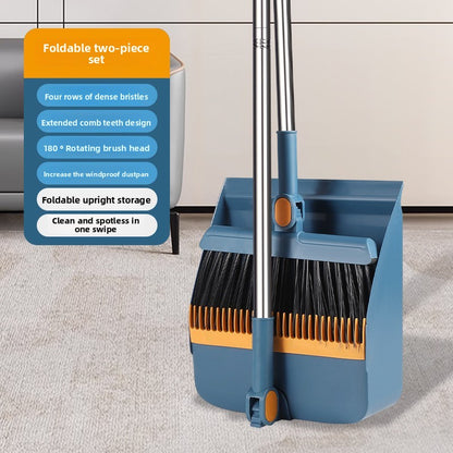 Self-Cleaning Broom & Dustpan Set