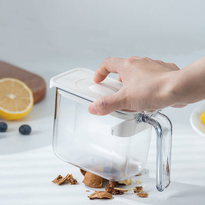Transparent Seasoning Container with Spoon