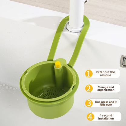 One-Touch Hanging Sink Strainer