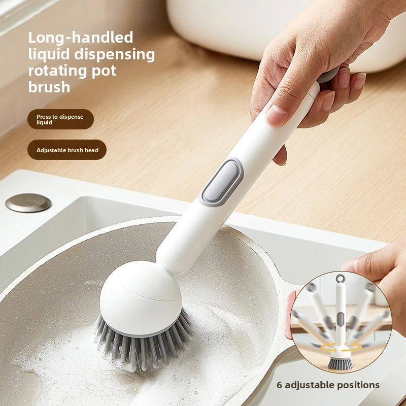 Adjustable Multi-Angle Dish Cleaning Brush