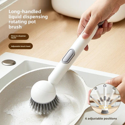 Adjustable Multi-Angle Dish Cleaning Brush