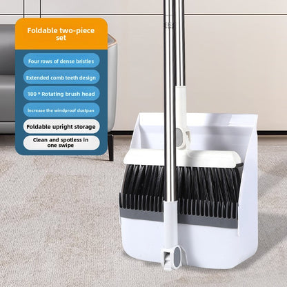 Self-Cleaning Broom & Dustpan Set