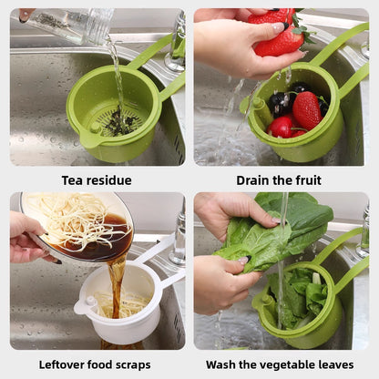 One-Touch Hanging Sink Strainer