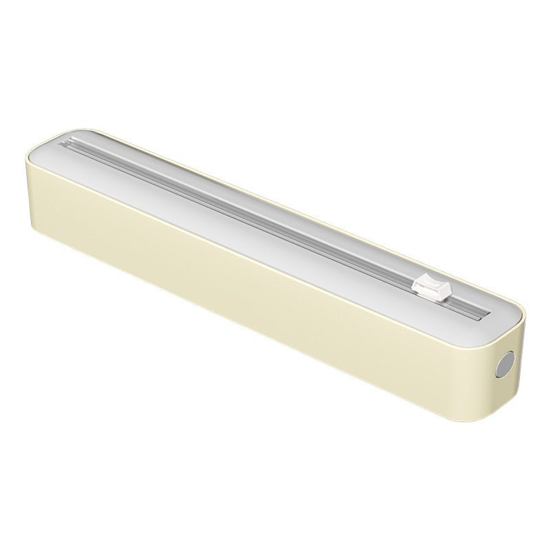 Adjustable Plastic Wrap Dispenser with Cutter