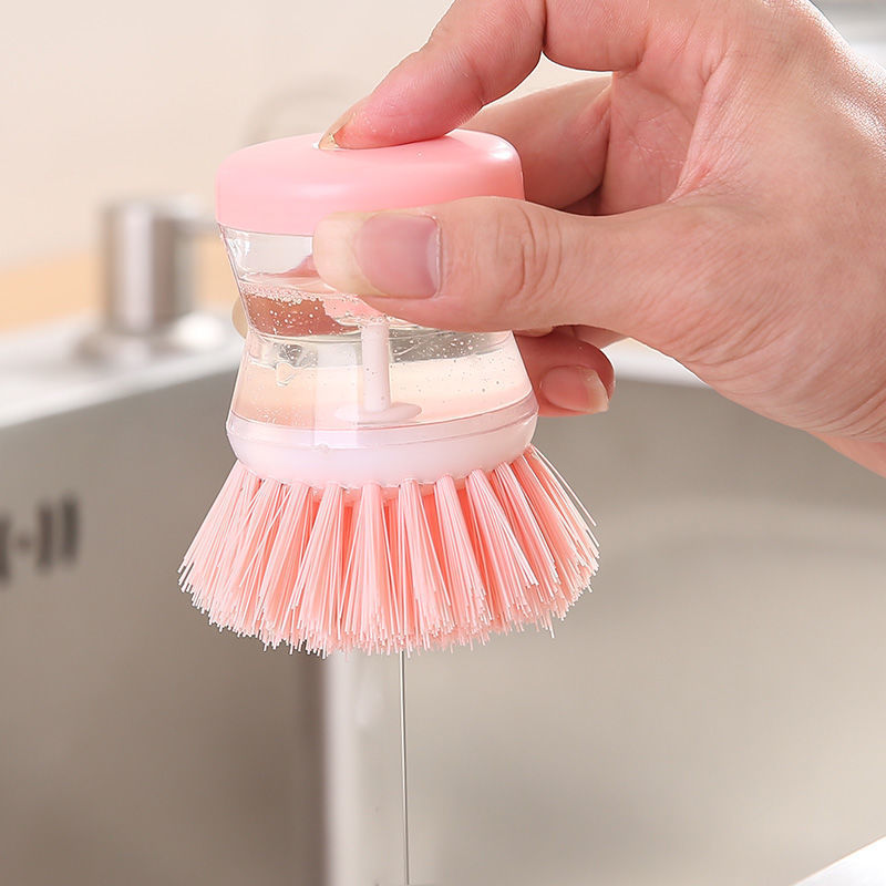 Soap Dispensing Palm Dish Brush
