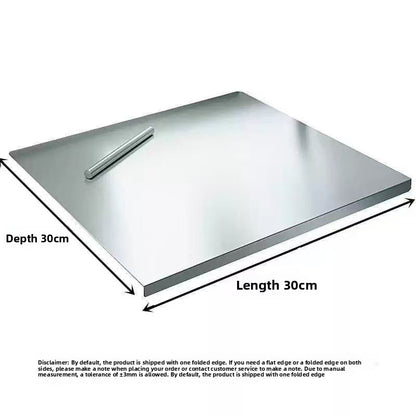 Stainless Steel Folded-Edge Cutting Board