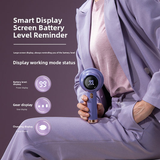 Rechargeable Fabric Shaver with Digital Display