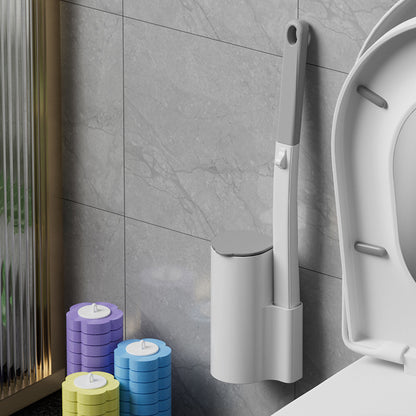 Wall-Mounted Disposable Toilet Cleaning System